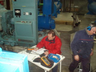 Mjerenje vibracija te balansiranje u vlastitim ležajevima